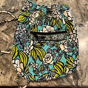 Vera Bradley drawstring bag, 13 x 15